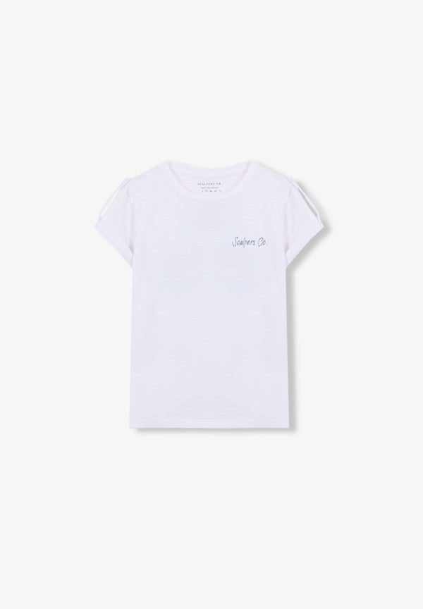 FLAMÉ-SHIRT MIT TOTENKOPF AUF DEM RÜCKEN