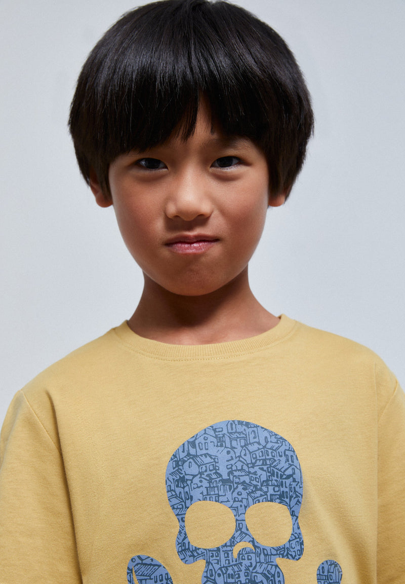 SHIRT MIT TOTENKOPFPRINT