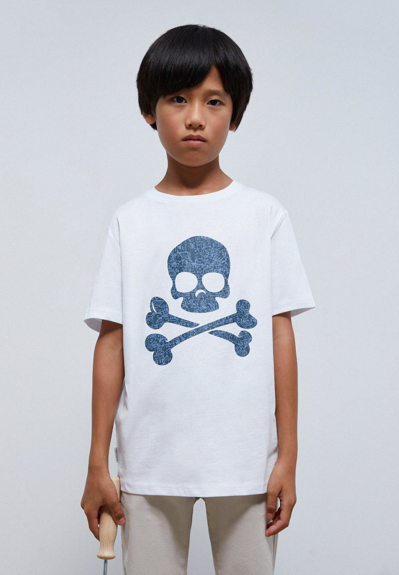 SHIRT MIT TOTENKOPFPRINT