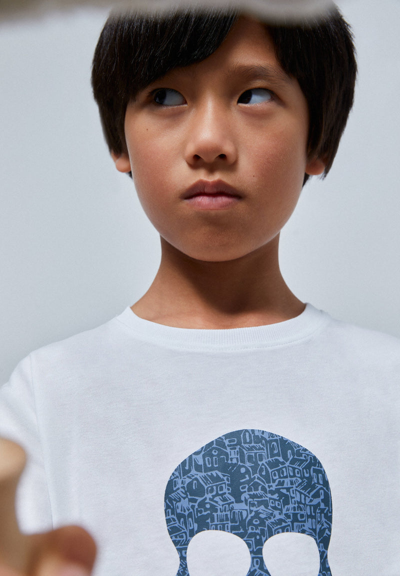 SHIRT MIT TOTENKOPFPRINT