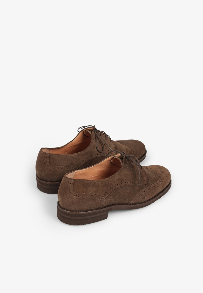 WILDLEDERSCHUHE MIT BROGUING