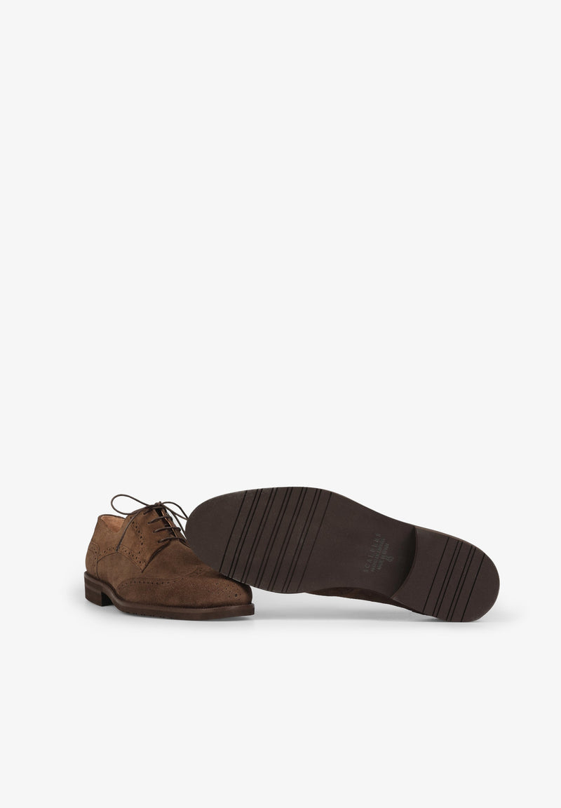 WILDLEDERSCHUHE MIT BROGUING