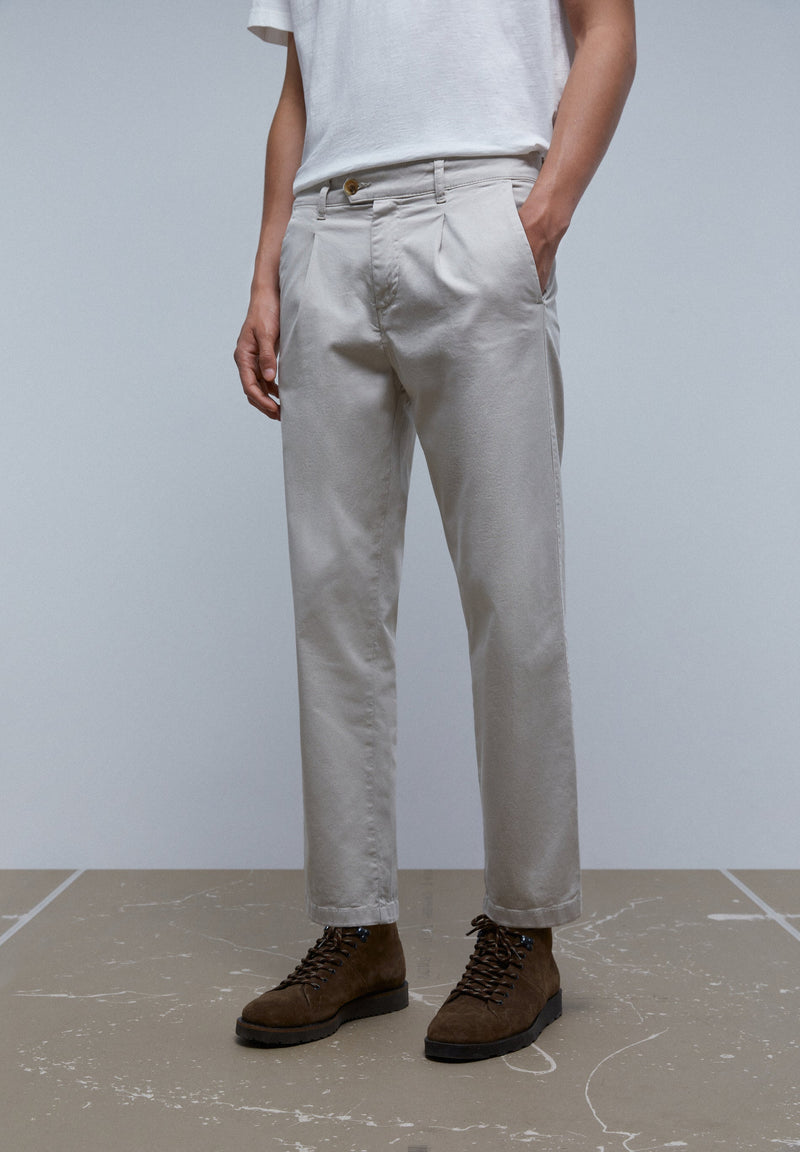 CHINO-BUNDFALTENHOSE IM RELAXED-FIT
