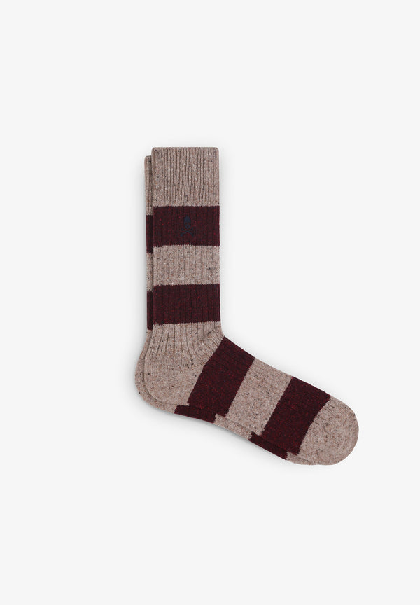 SOCKEN MIT BREITEN STREIFEN