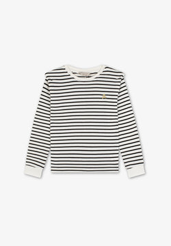 GESTREIFTES SWEATSHIRT MIT TOTENKOPF