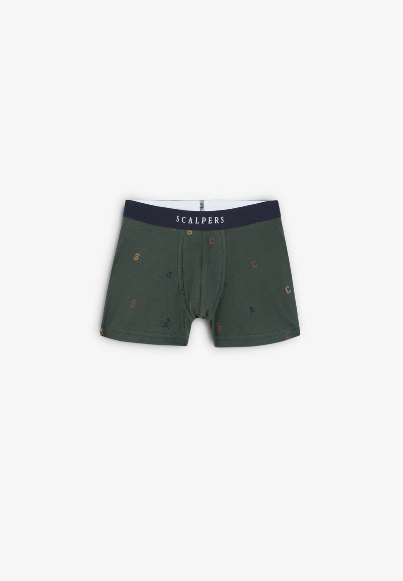 BOXERSHORTS MIT TOTENKOPF-LOGO