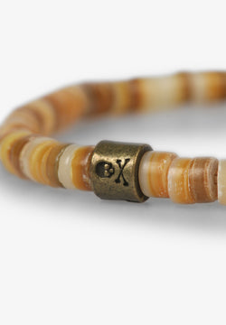 STEINARMBAND MIT METALLDETAIL