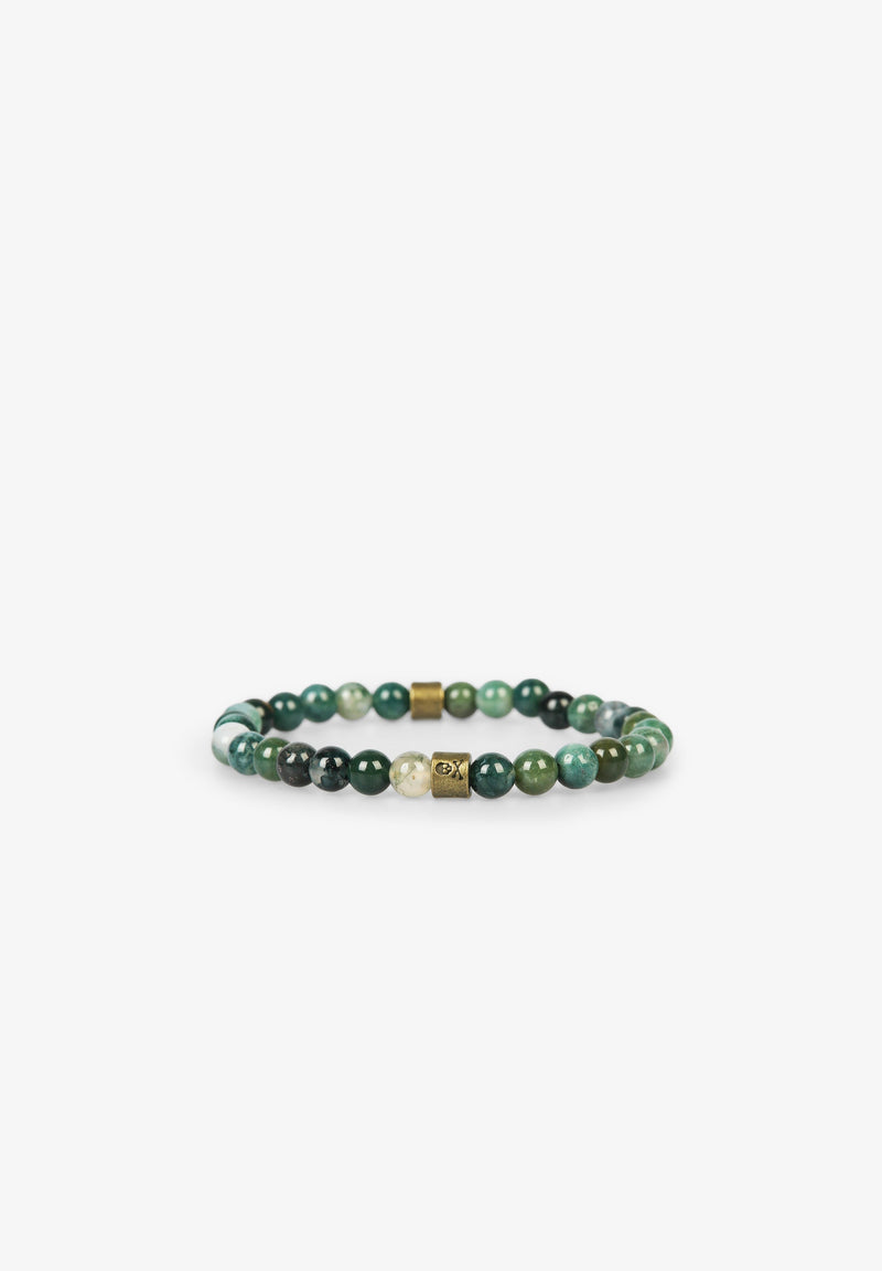 STEINARMBAND MIT METALLDETAIL
