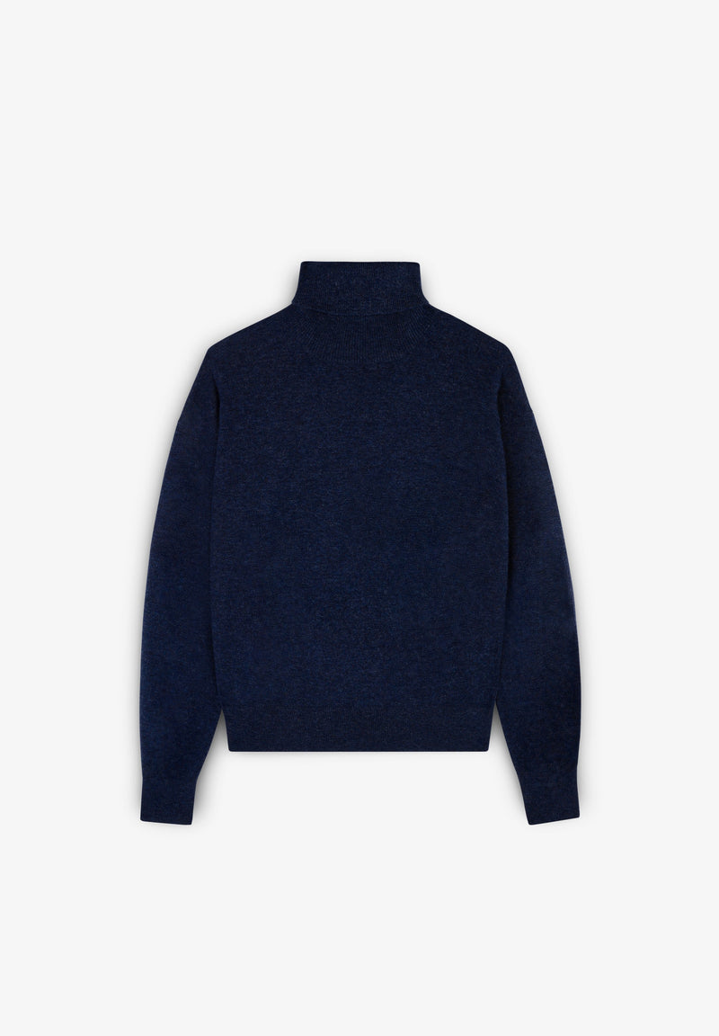 GESTREIFTER ROLLKRAGENPULLOVER