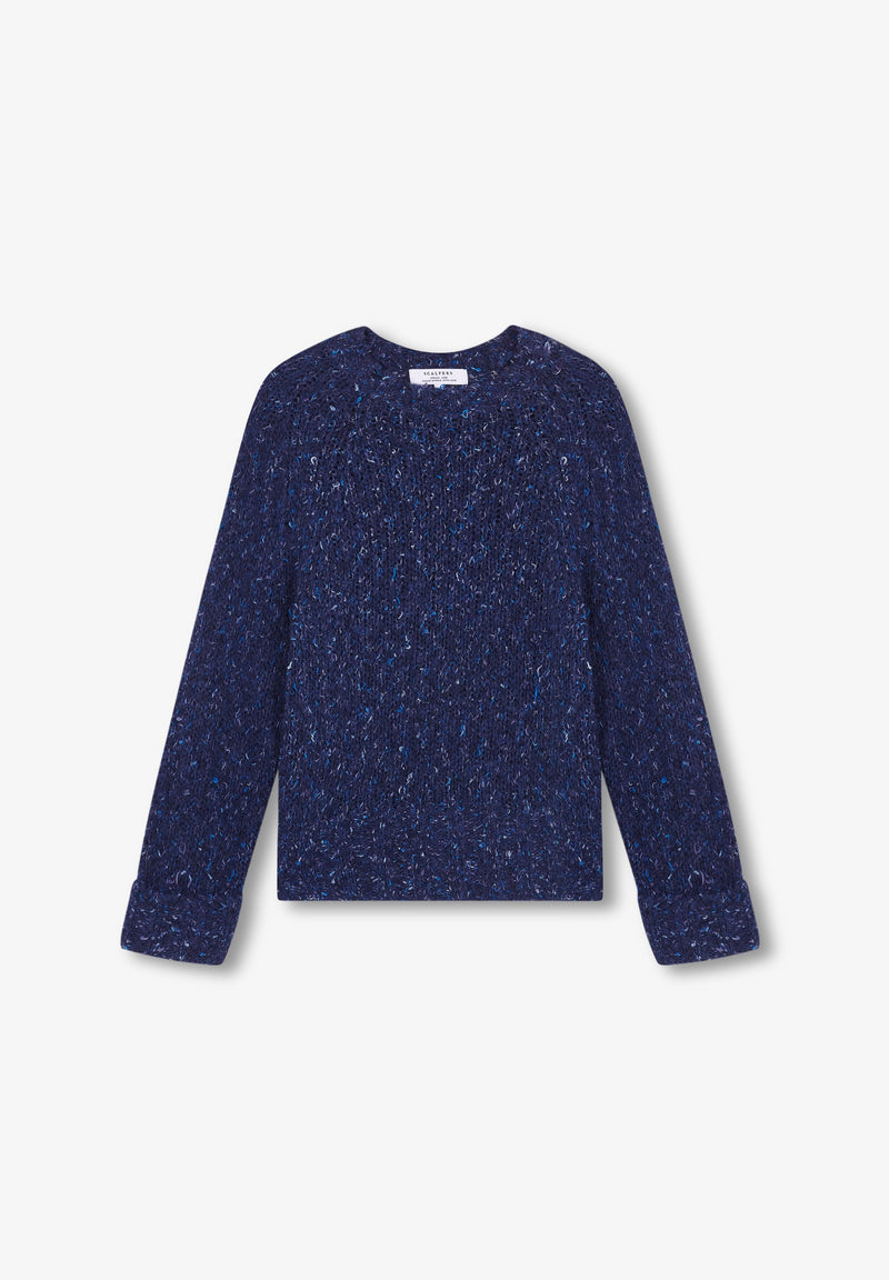 MELIERTER STRICKPULLOVER