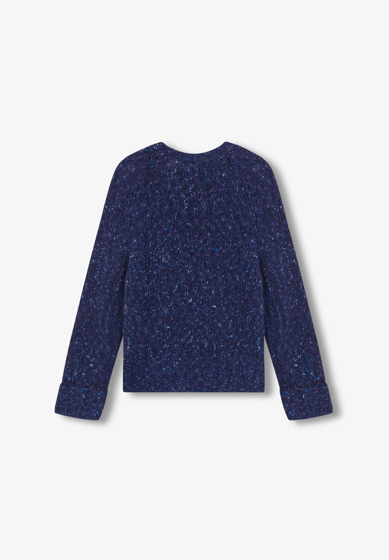 MELIERTER STRICKPULLOVER
