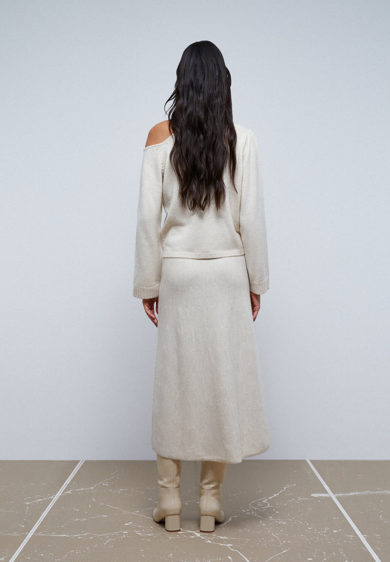 PULLOVER MIT ASYMMETRISCHER SCHULTER