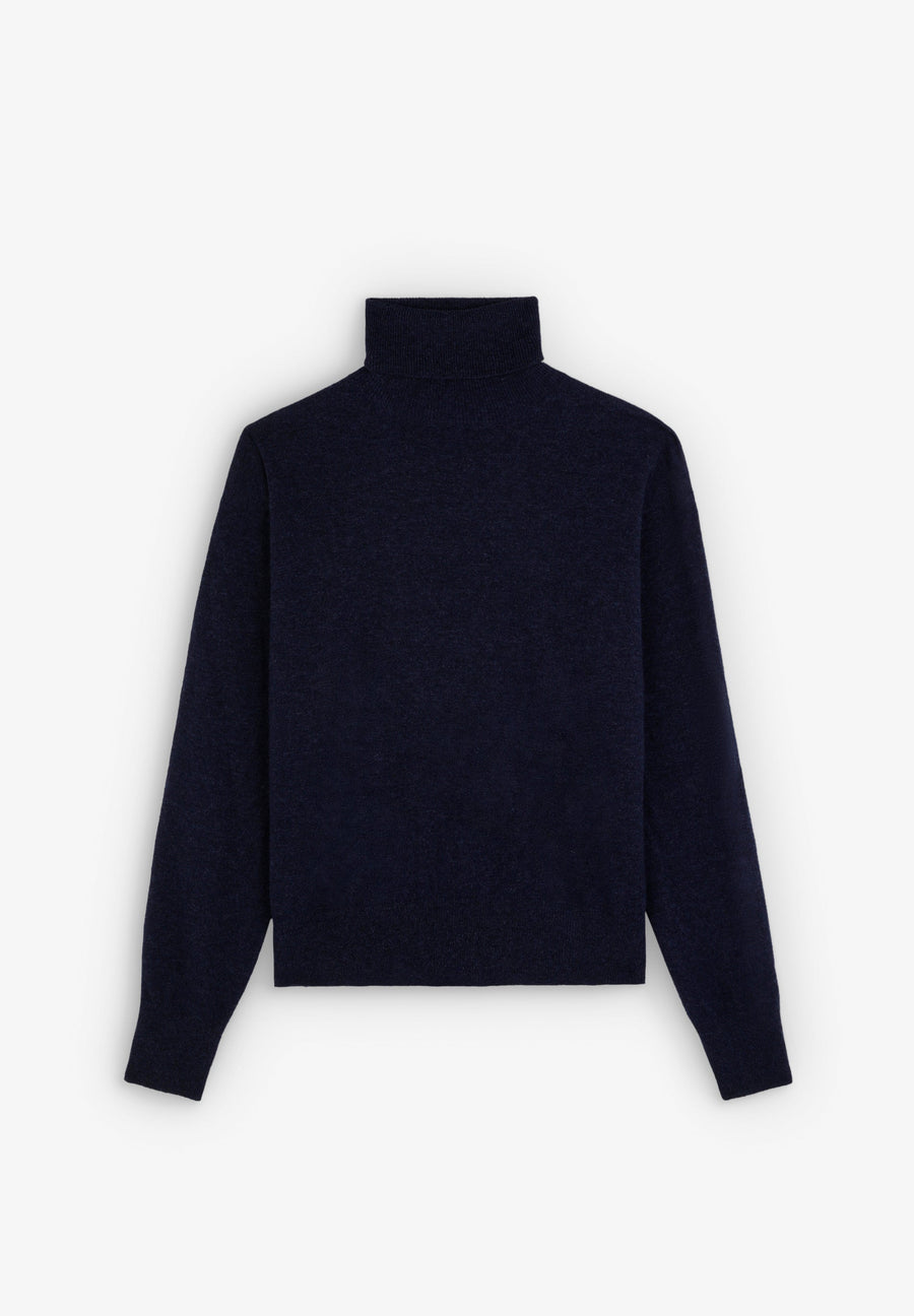 GESTREIFTER ROLLKRAGENPULLOVER