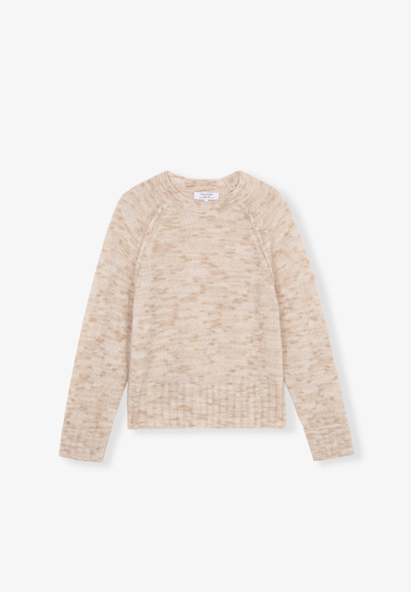 STRICKPULLOVER MIT RAGLANÄRMELN