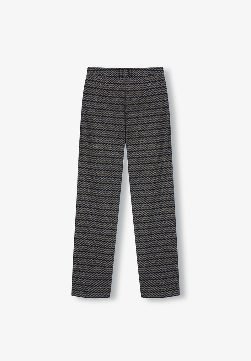 LUREX-HOSE MIT ZICKZACKMUSTER