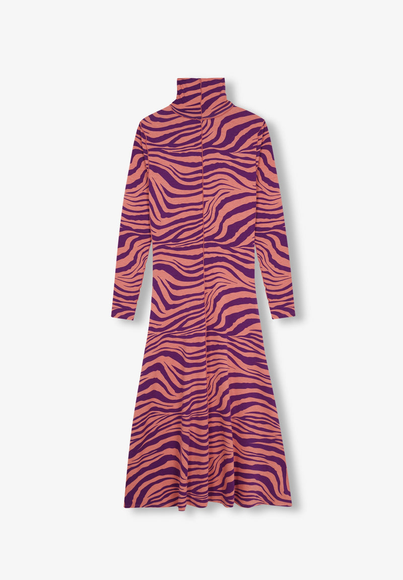 MIDIKLEID MIT ZEBRAMUSTER