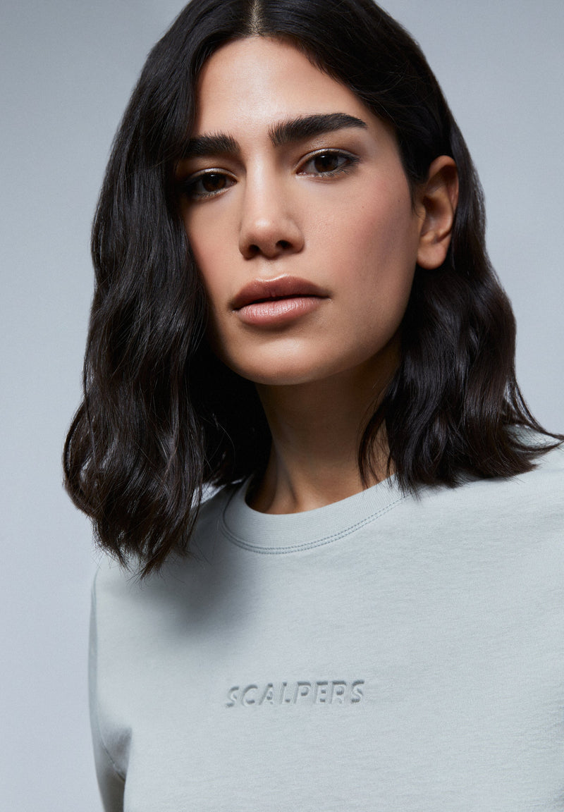 BASIC-SHIRT MIT LOGO AUF DER VORDERSEITE