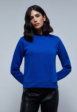 SWEATSHIRT MIT VERTIKALEM LOGO