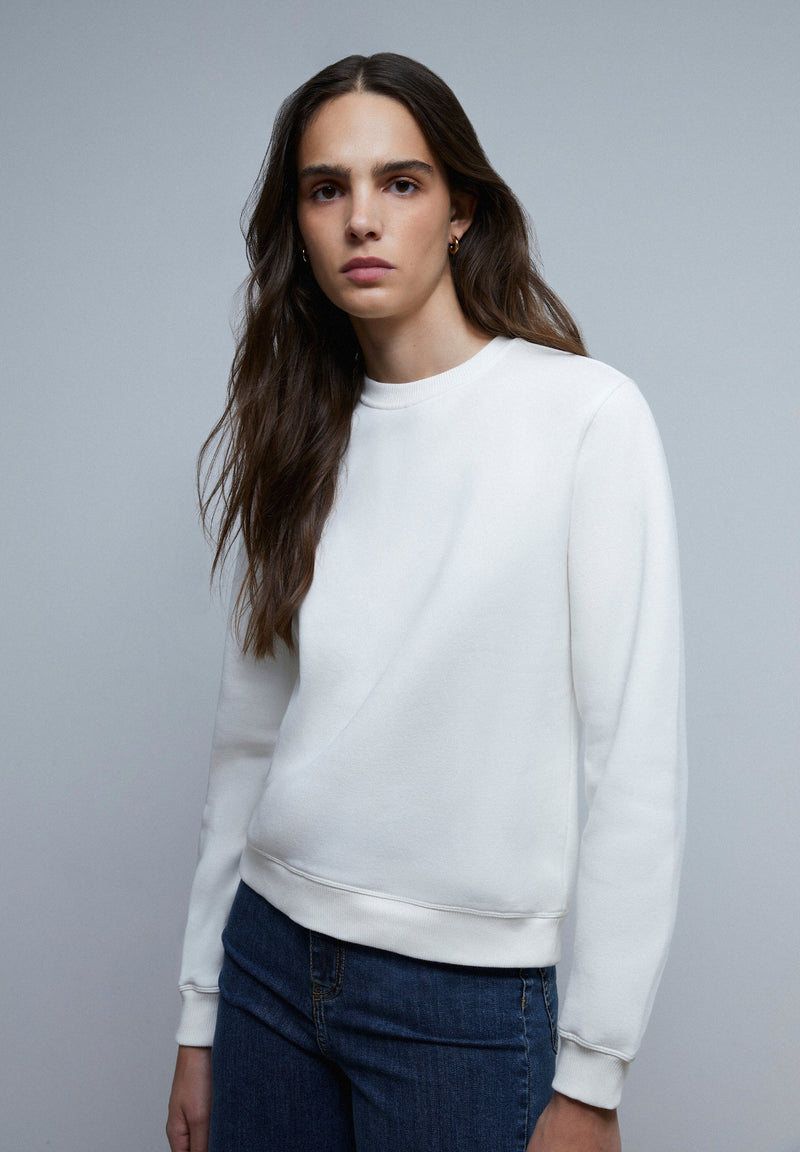 SWEATSHIRT MIT VERTIKALEM LOGO