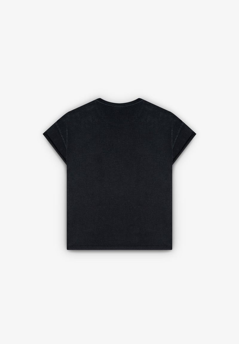 LUREX-SHIRT MIT TOTENKOPFPRINT