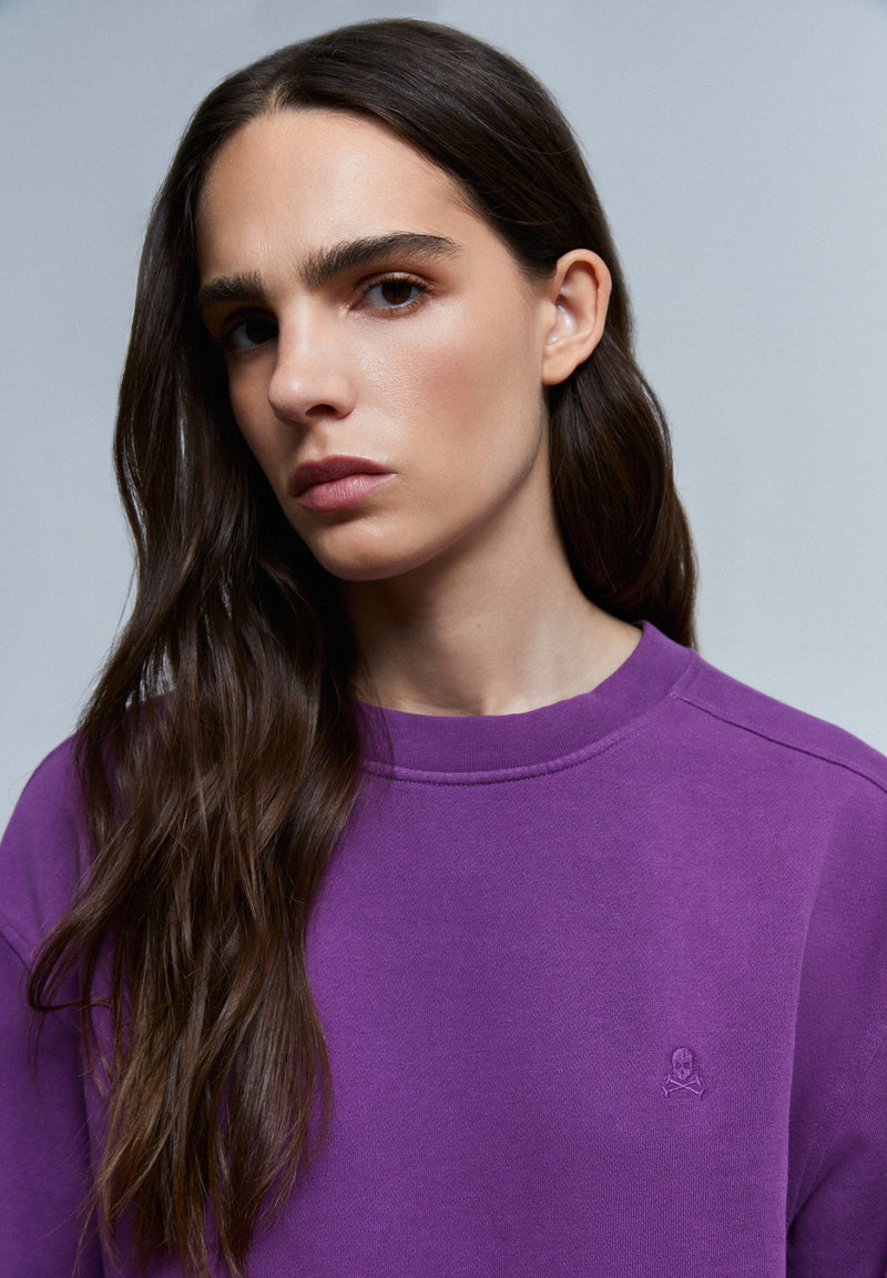 BASIC-SWEATSHIRT MIT TOTENKOPF