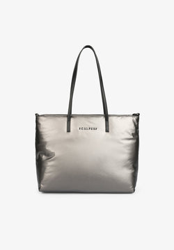 SHOPPERTASCHE IN METALLISCHEM LOOK