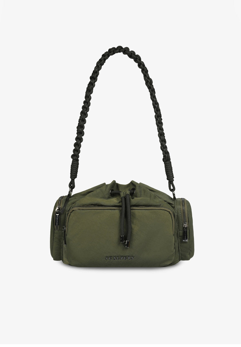 UMHÄNGETASCHE MIT MEHREREN TASCHEN