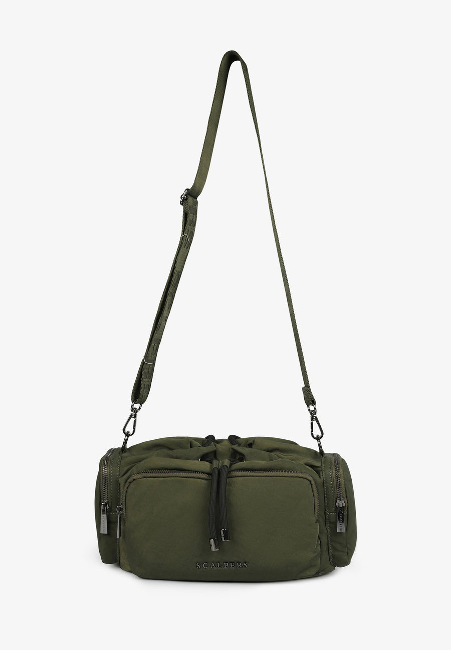 UMHÄNGETASCHE MIT MEHREREN TASCHEN