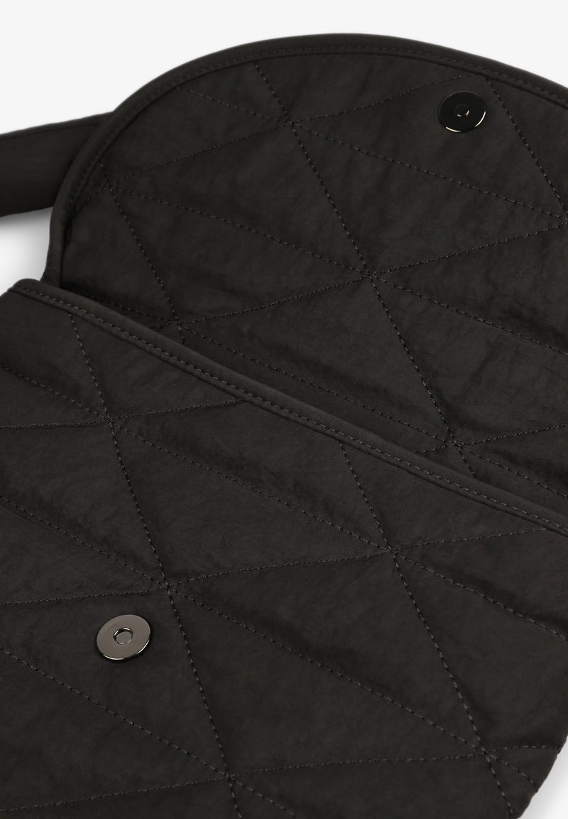 GESTEPPTE LAPTOPTASCHE IN METALLIC