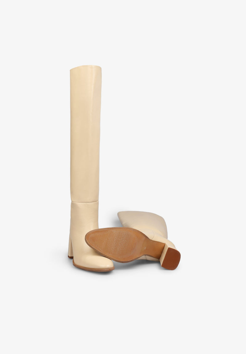 LEDERSTIEFEL MIT LANGEM SCHAFT