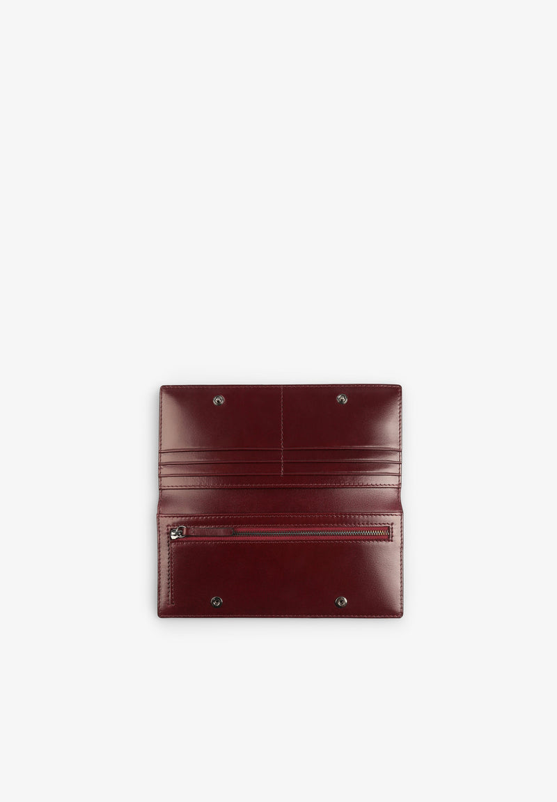 LEDERBRIEFTASCHE MIT NIETEN
