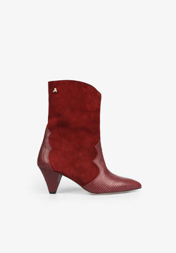 SPITZ ZULAUFENDE ABSATZSTIEFEL IM COWBOYLOOK