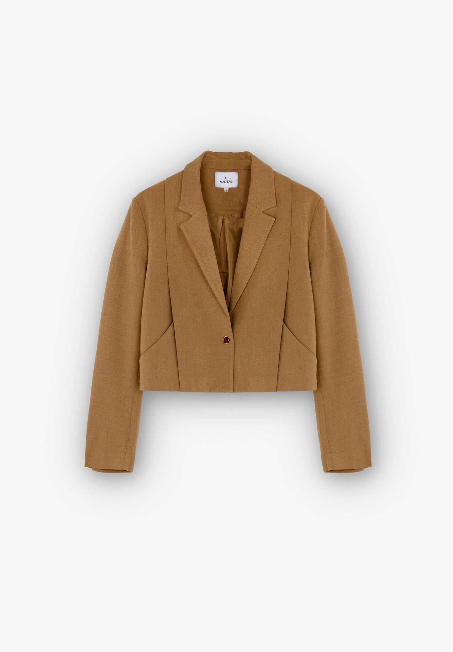 CROPPED-BLAZER MIT ZIERFALTEN