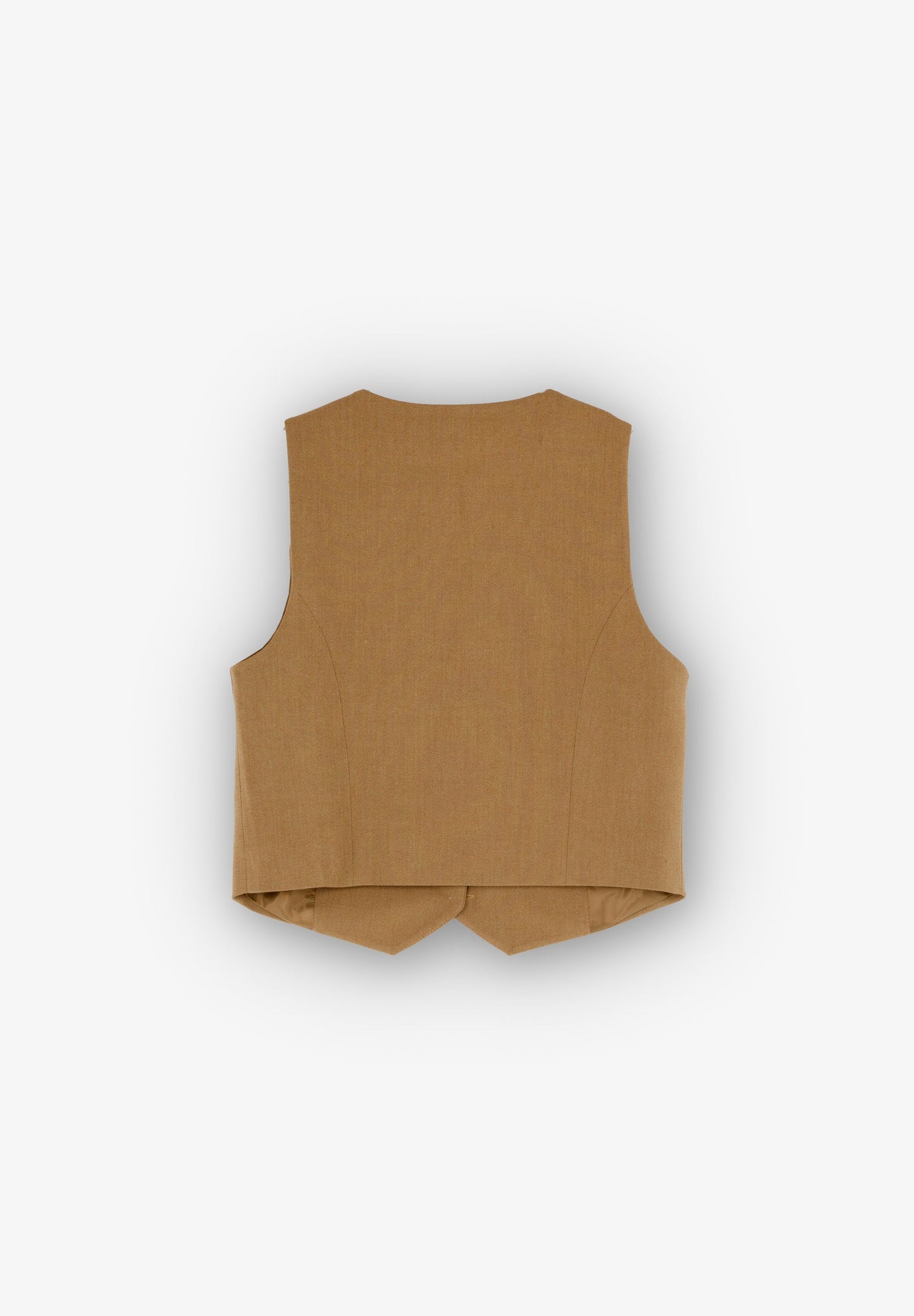 CARAMEL BUTTON VEST