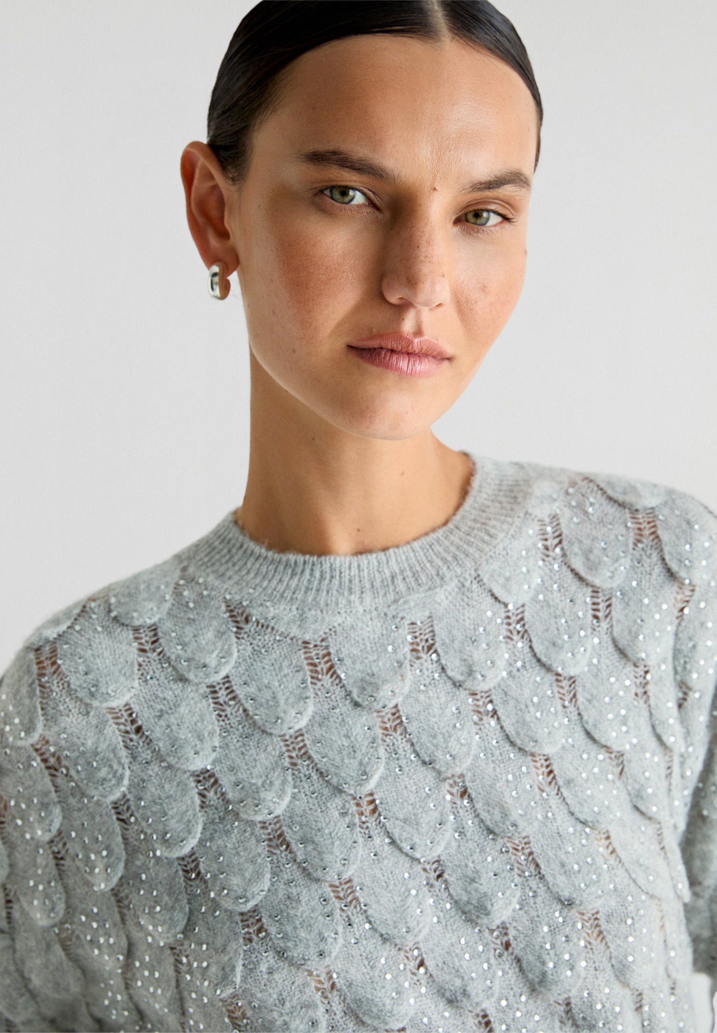 PULLOVER MIT STRASS