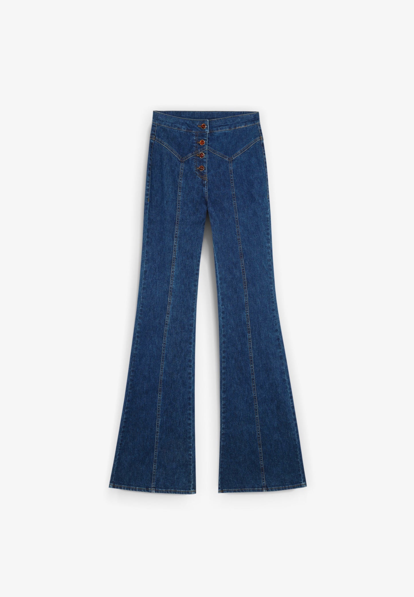 JEANS IM BOOTCUT MIT KNÖPFEN