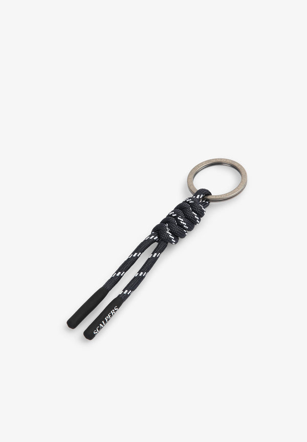 KNOTTED CORD KEYCHAIN