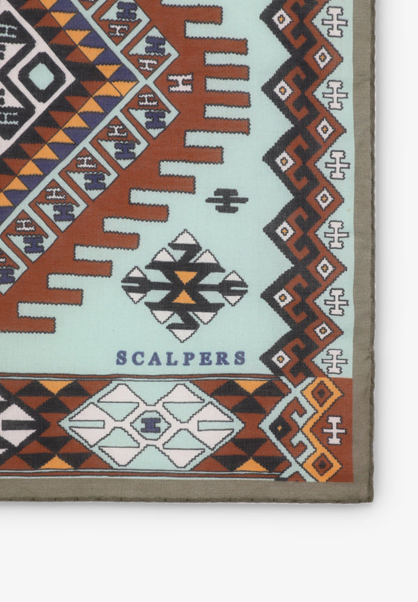 TUCH MIT ETHNIC-PRINT