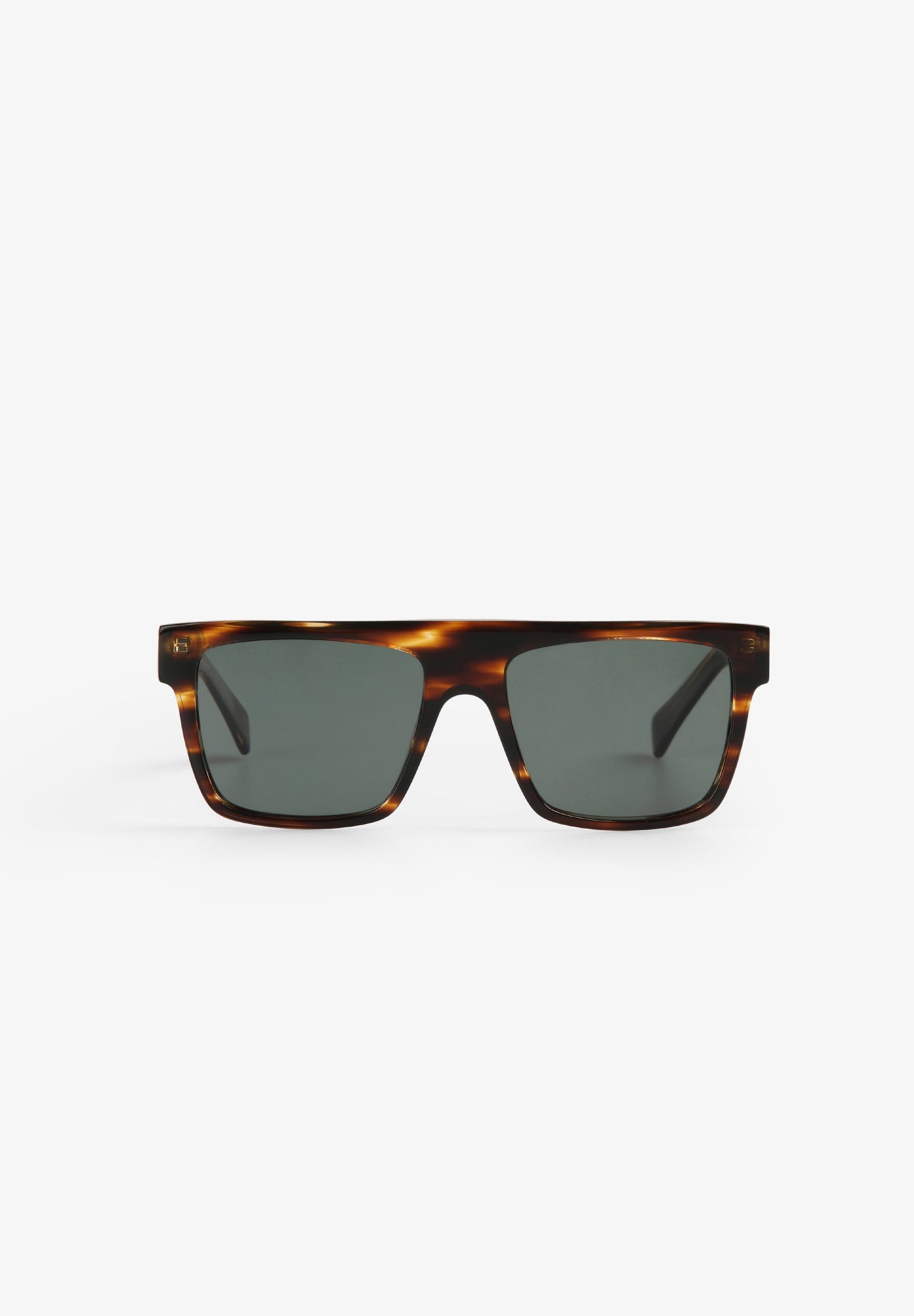 RECHTECKIGE TRANSPARENTE SONNENBRILLE