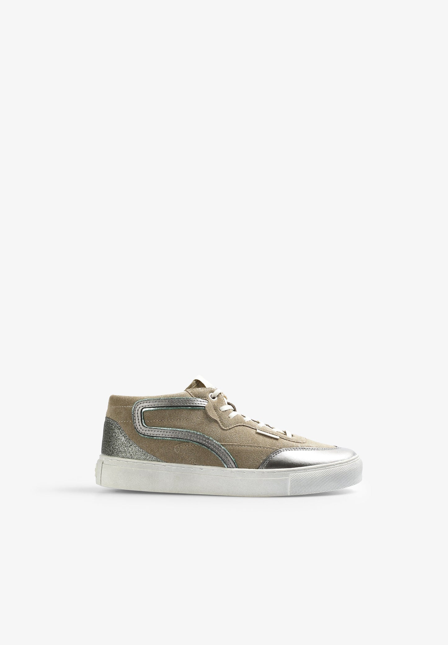 HOHE SNEAKER MIT METALLDETAILS