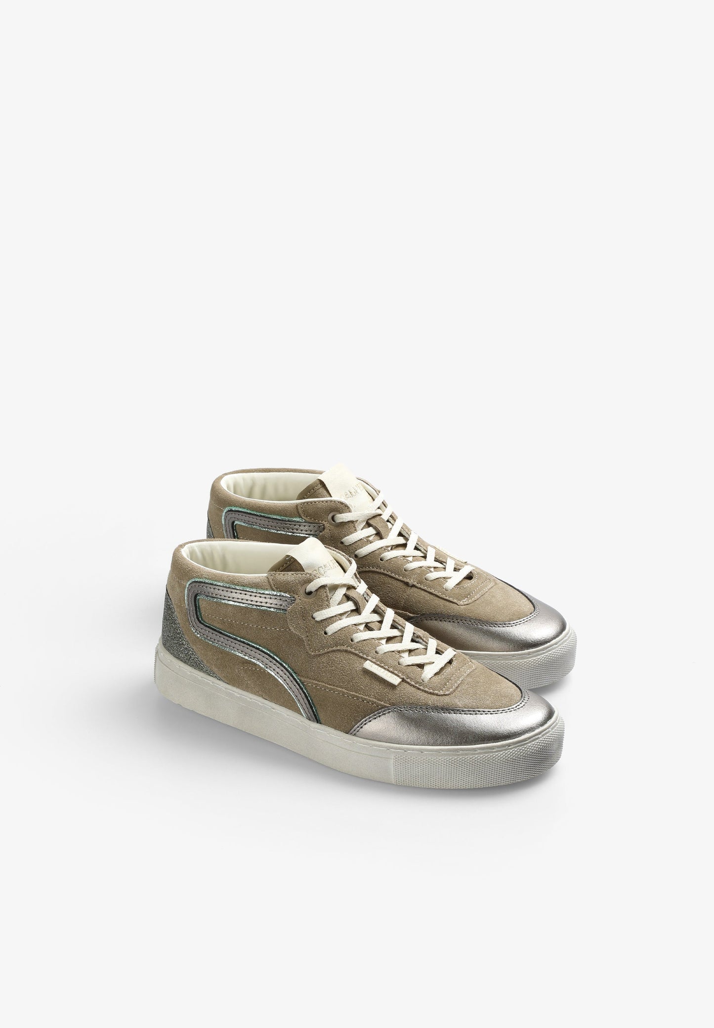 HOHE SNEAKER MIT METALLDETAILS