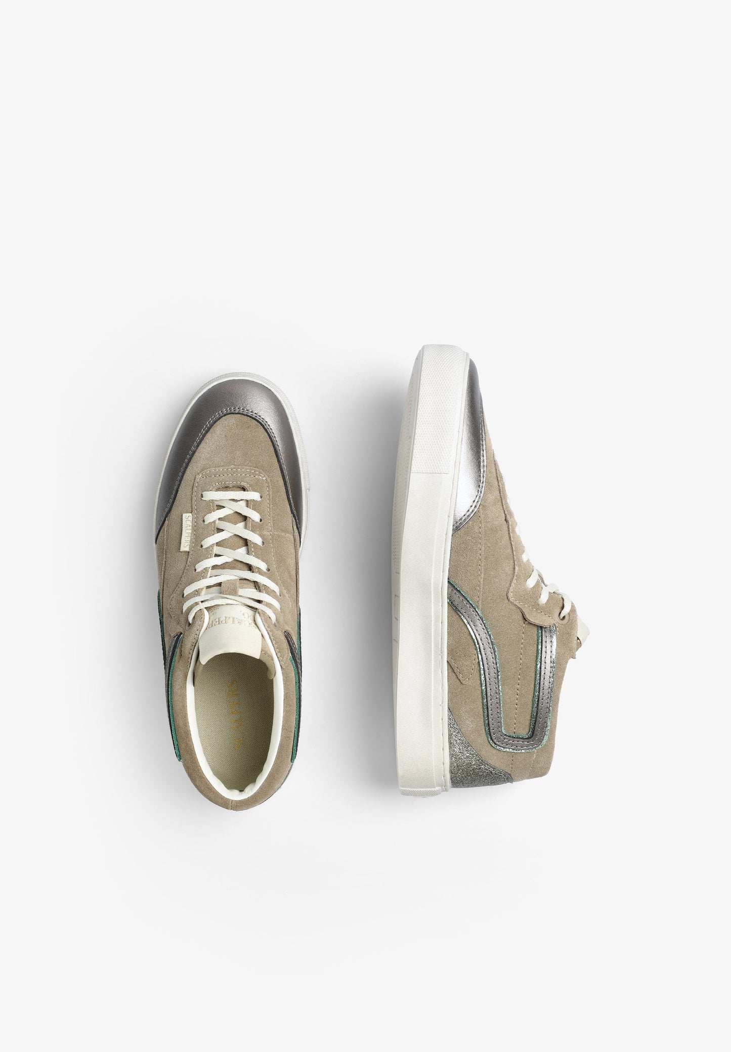 HOHE SNEAKER MIT METALLDETAILS