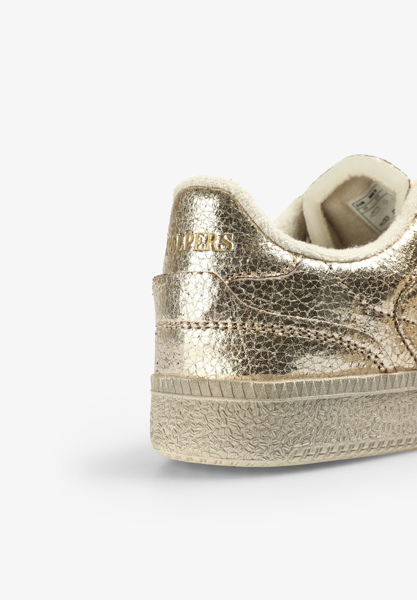 METALLIC-SNEAKER MIT TOTENKOPF