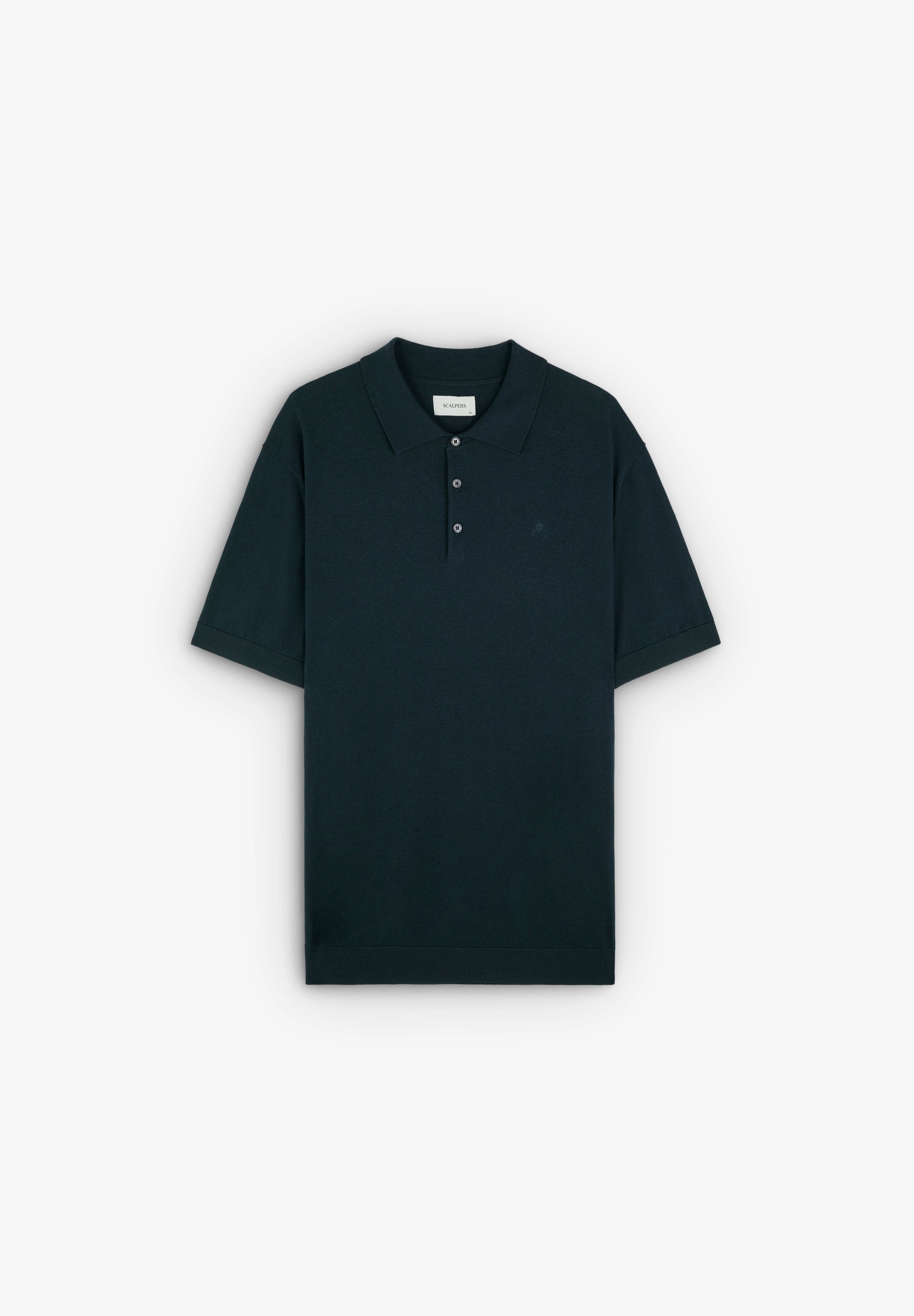 FEINSTRICK-POLOSHIRT