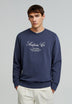 SWEATSHIRT MIT LOGO AM VORDERTEIL