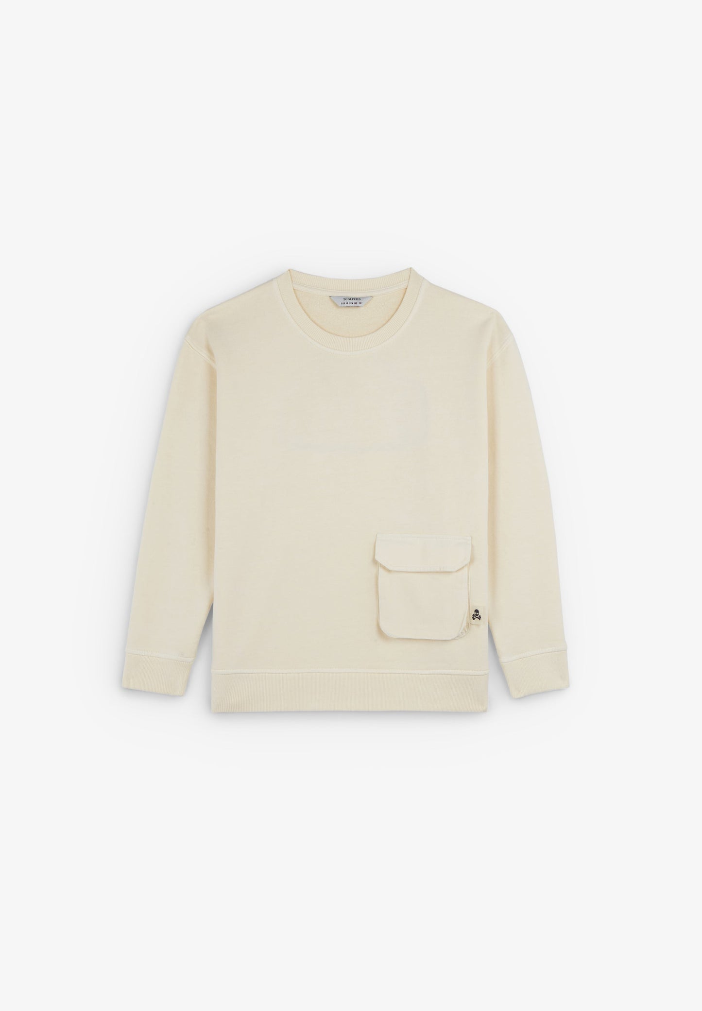 SWEATSHIRT FALTENBALGTASCHE