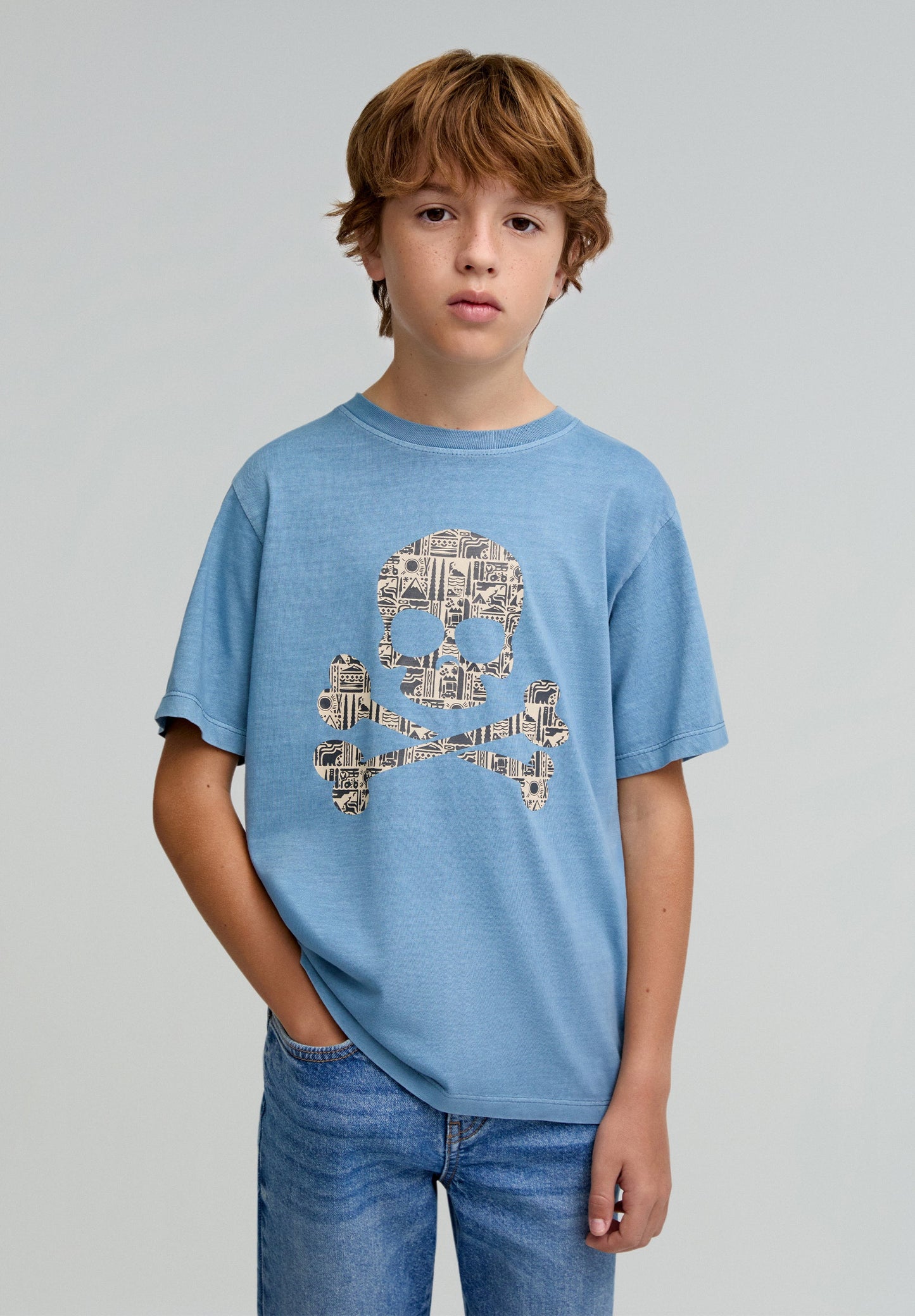 WINTER SKULL TEE KIDS