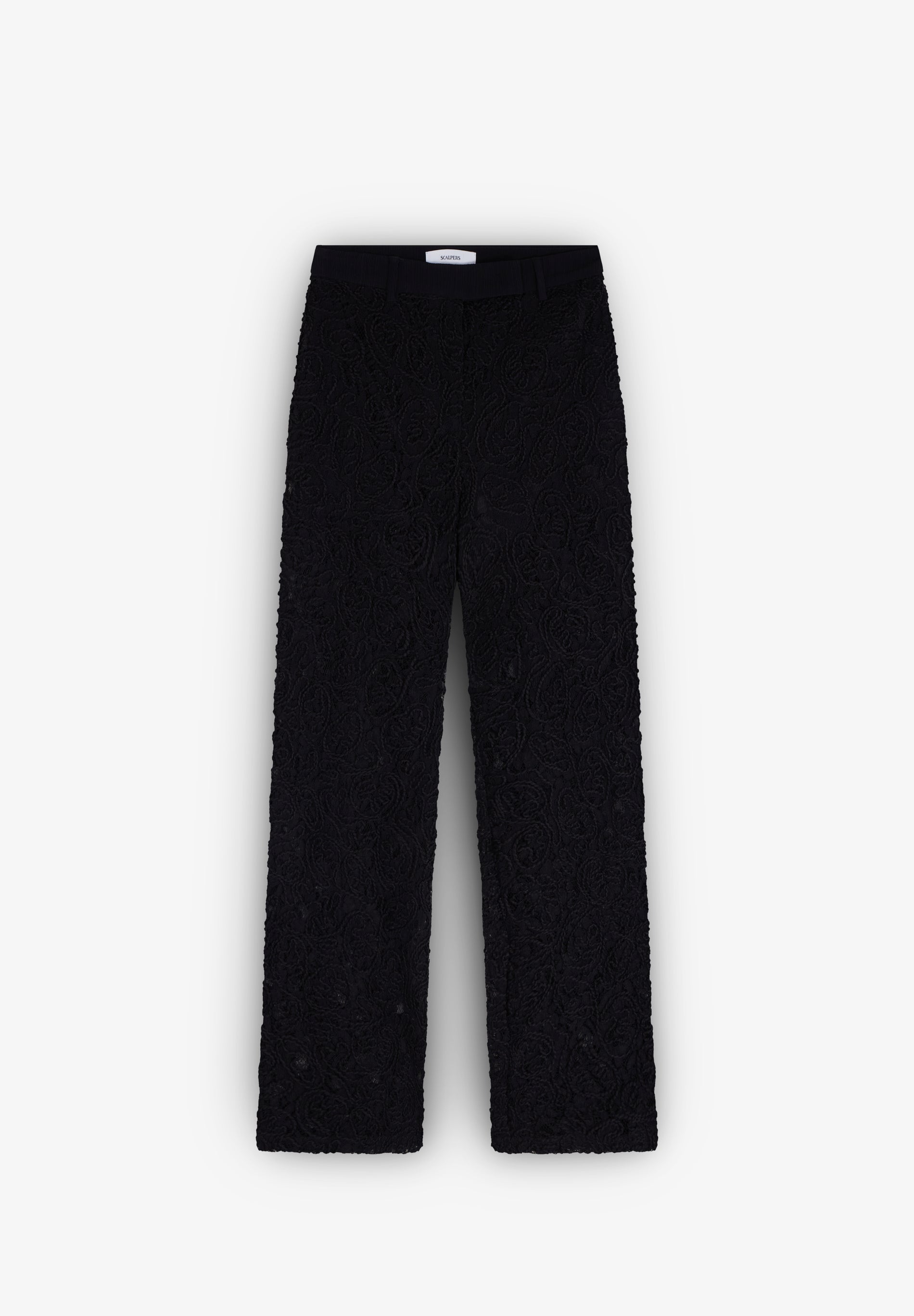 EMBROIDERED LACE TROUSERS