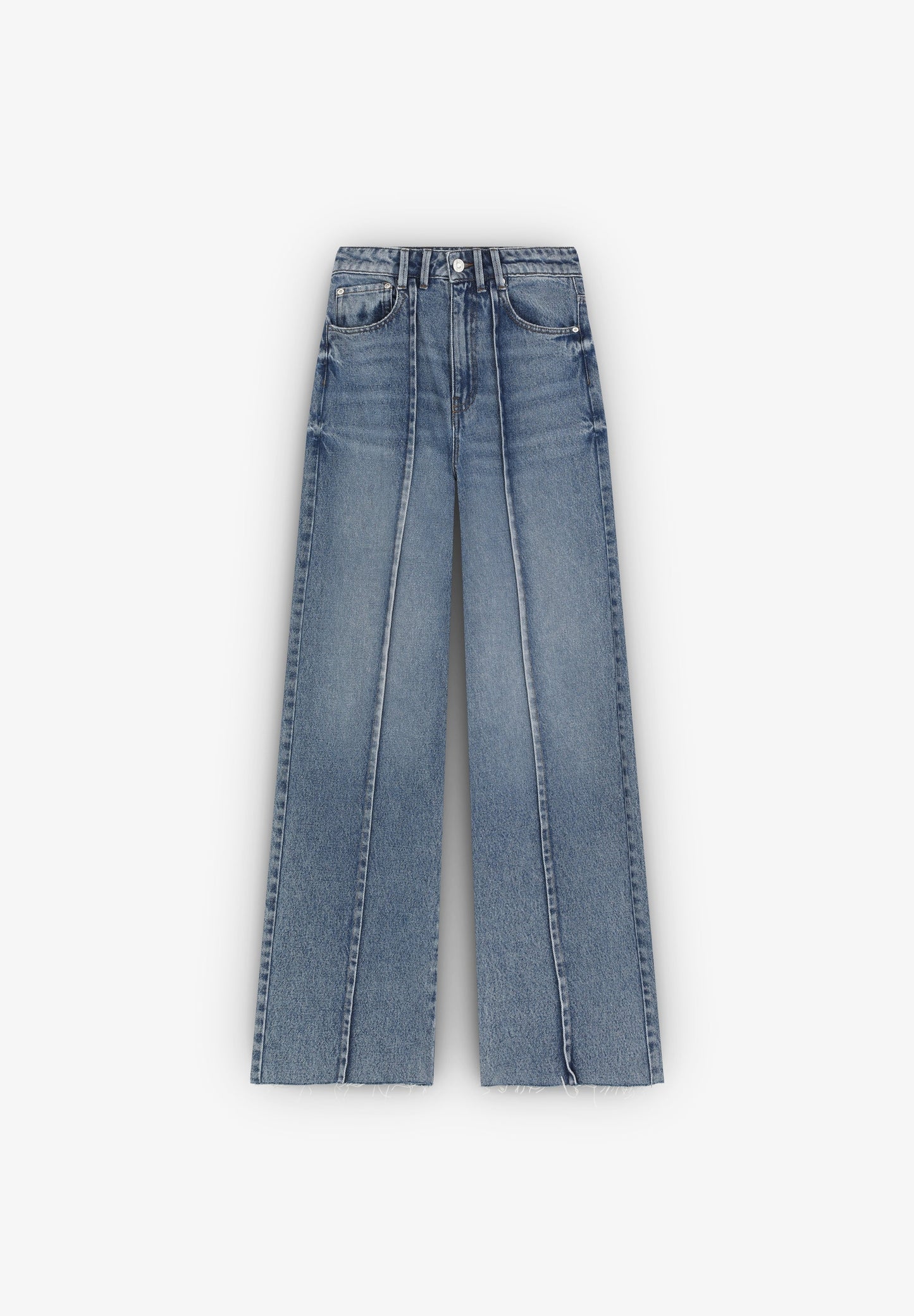 FULL-LENGTH-JEANS ZIERNAHT