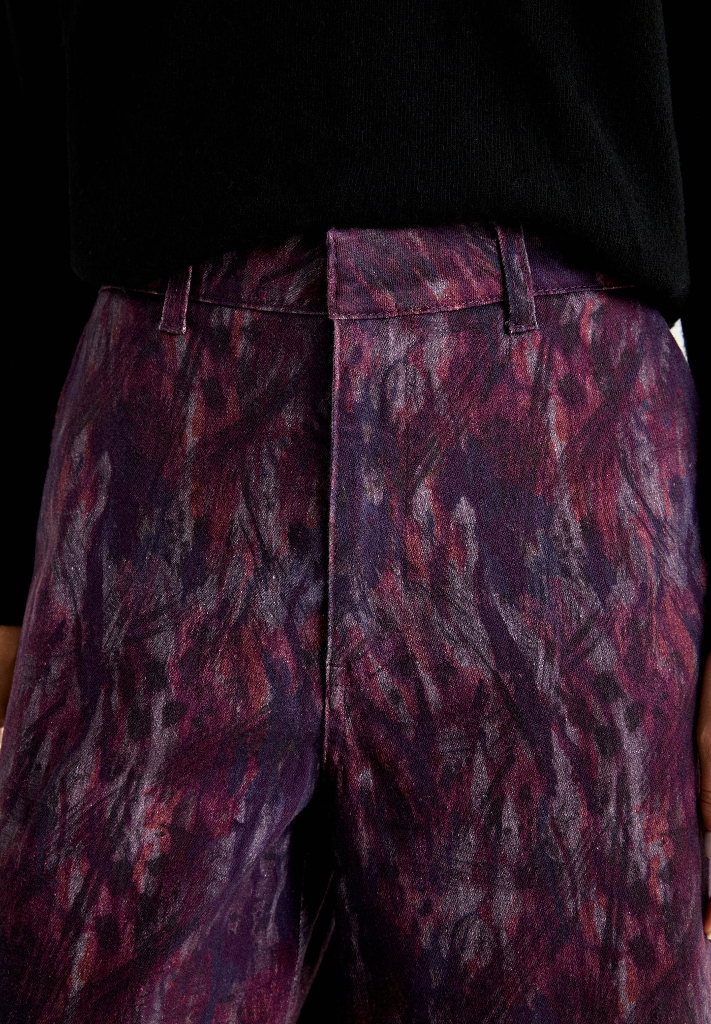 CHINO WIDE PRINT PANT